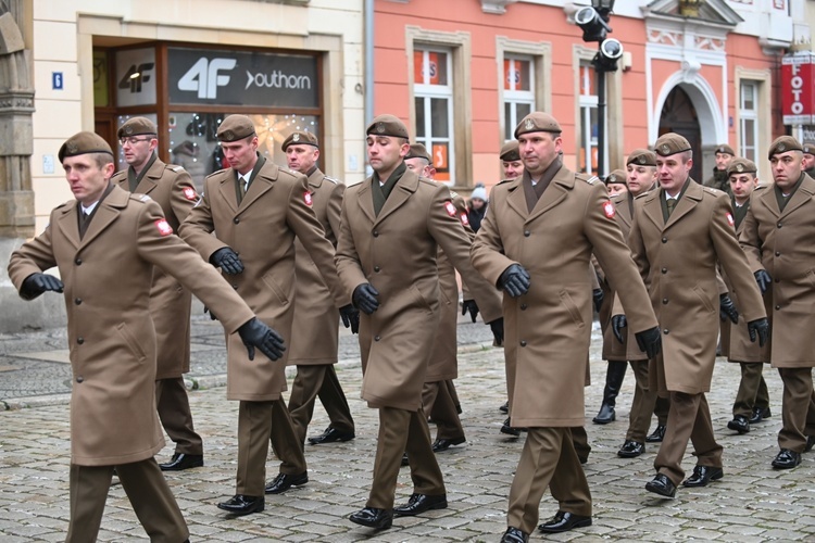 Przysięga nowych żołnierzy 16 Dolnośląskiej Brygady Obrony Terytorialnej