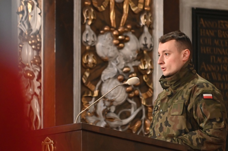 Przysięga nowych żołnierzy 16 Dolnośląskiej Brygady Obrony Terytorialnej