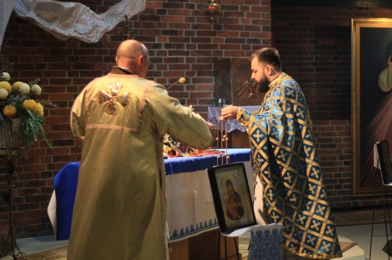 Niedzielna liturgia w parafii greckokatolickiej w Opolu