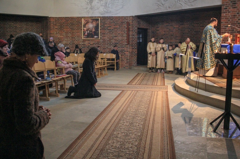 Niedzielna liturgia w parafii greckokatolickiej w Opolu