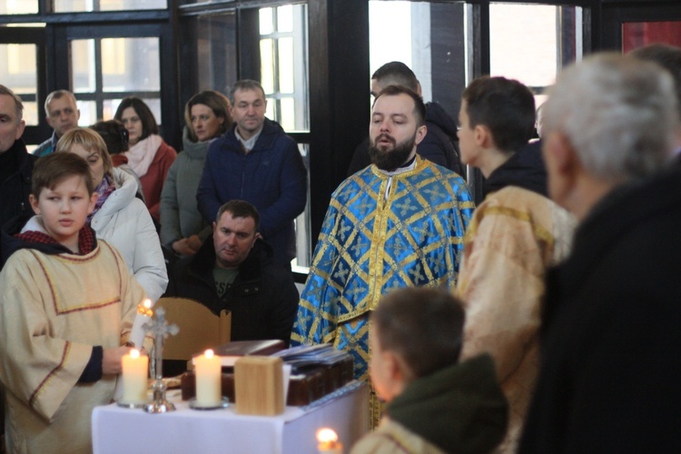 Niedzielna liturgia w parafii greckokatolickiej w Opolu