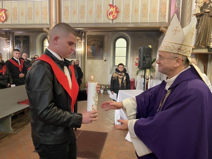 Zakończenie wizytacji w Wicinie