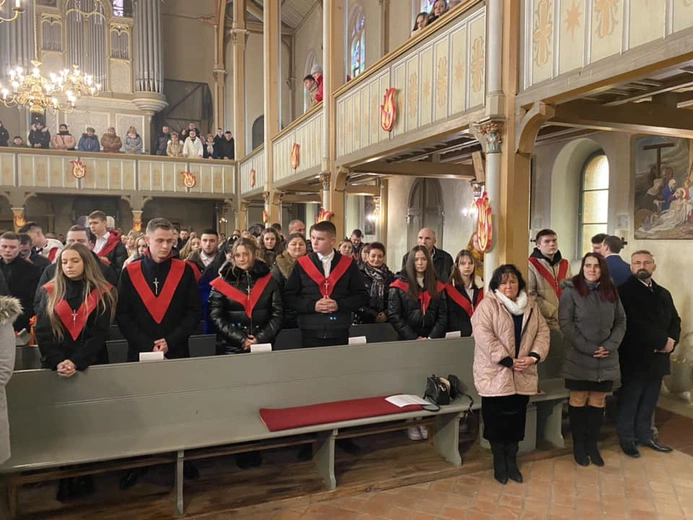 Zakończenie wizytacji w Wicinie