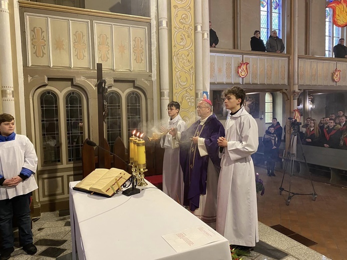 Zakończenie wizytacji w Wicinie