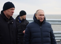 Putin odbył przejażdżkę po Moście Krymskim