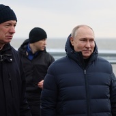 Putin odbył przejażdżkę po Moście Krymskim