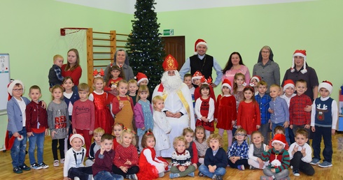 Św. Mikołaj odwiedził przedszkole diecezjalne 