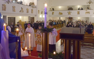 Nabożeństwu przewodniczył bp Piotr Turzyński.