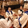 Święceń diakonatu kl. Wojciechowi Michalskiemu udzielił bp Piotr Przyborek.
