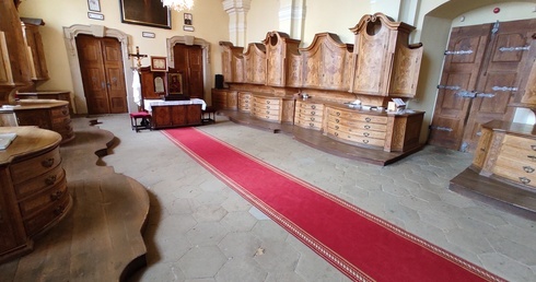 Krzeszów. Czy to ta zakrystia?