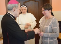 Spotkanie opłatkowe sióstr zakonnych.