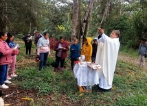 Modlitwa w Peruwiańczykami.