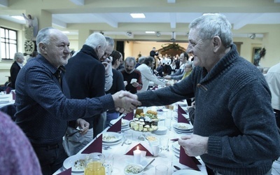 Spotkanie było okazją do złożenia życzeń.