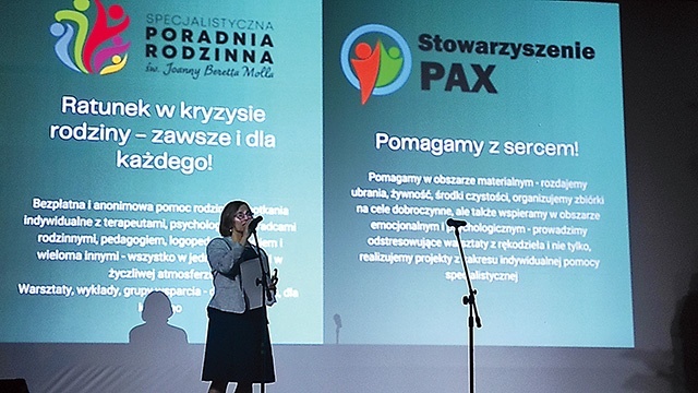 ▲	Wśród prężnie działających w regionie instytucji jest Specjalistyczna Poradnia Rodzinna im. Joanny Beretty-Molli z Lubina.