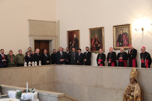 Spotkanie opłatkowe w kurii w Katowicach