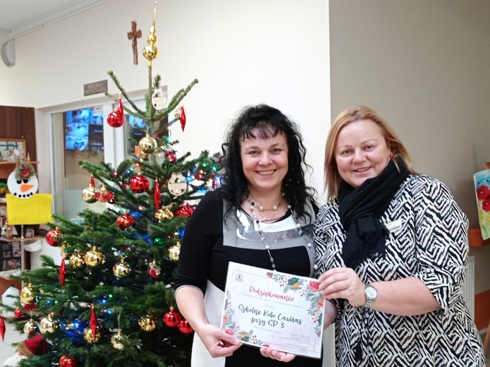 Wolontariusze SKC w hospicjum 