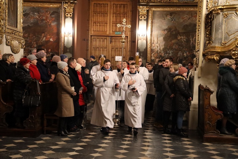 Pasterka w bazylice katedralnej w Sandomierzu