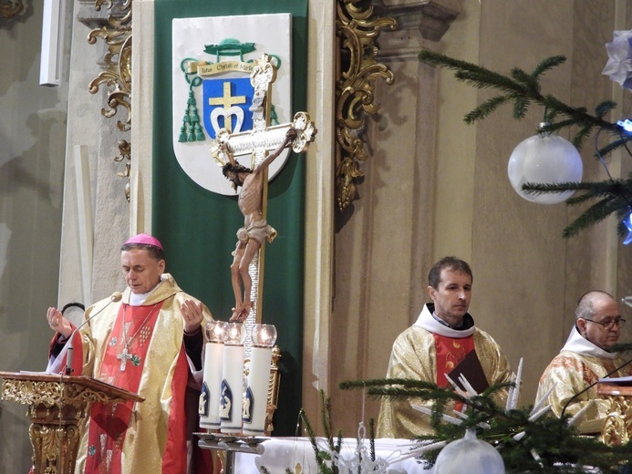 Pasterka służb mundurowych w Wambierzycach