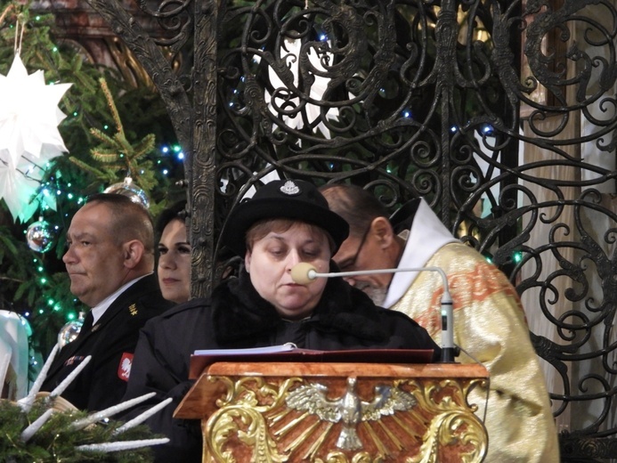 Pasterka służb mundurowych w Wambierzycach