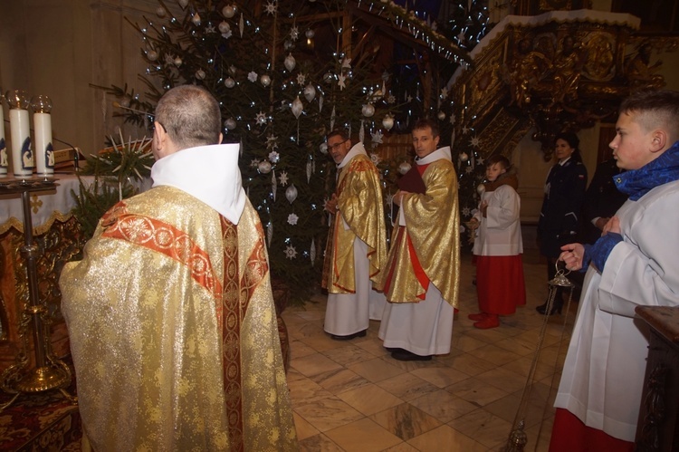 Pasterka służb mundurowych w Wambierzycach