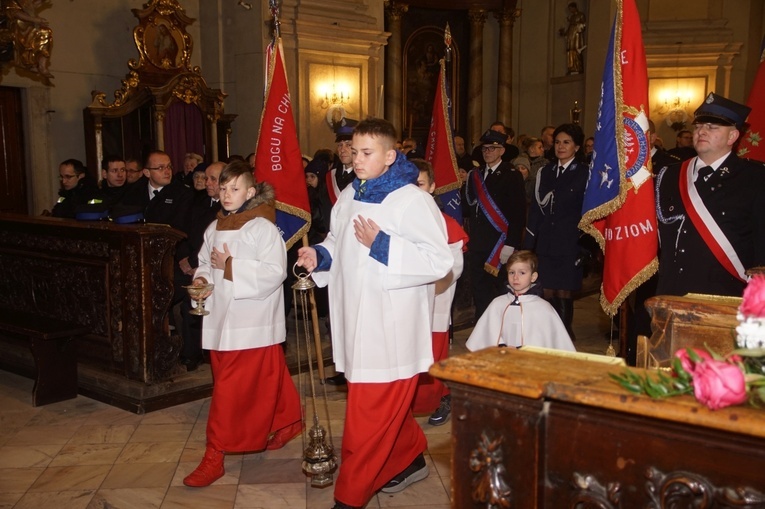 Pasterka służb mundurowych w Wambierzycach