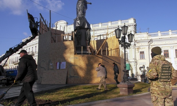Radio Swoboda: w Odessie rozpoczęto rozbiórkę pomnika Katarzyny II