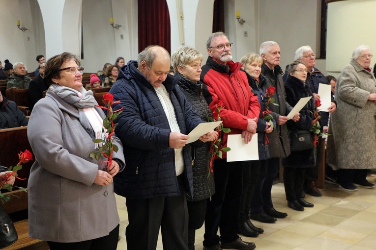 Jubileusze małżeńskie w parafii pw. Świętej Rodziny