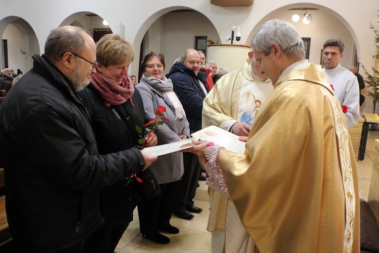 Jubileusze małżeńskie w parafii pw. Świętej Rodziny