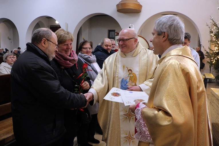 Jubileusze małżeńskie w parafii pw. Świętej Rodziny