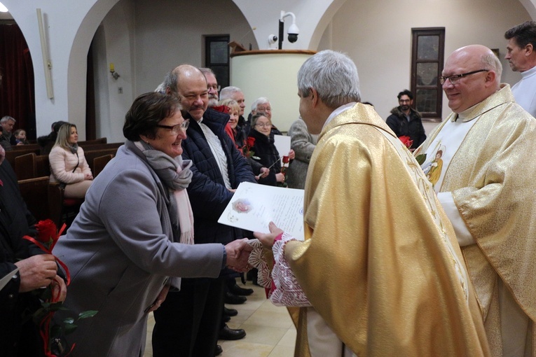 Jubileusze małżeńskie w parafii pw. Świętej Rodziny