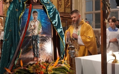 Święty José Sánchez del Río w sanktuarium Jasnogórskiej Matki Kościoła