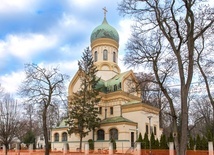 Cerkiew na Woli z nową elewacją