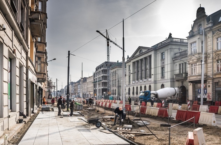 Katowice. Ulica Warszawska się zazieleni