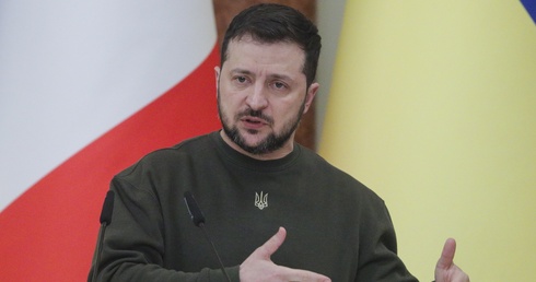 Prezydent Zełenski do Ukraińców: 24 lutego 2022 r. był najtrudniejszym dniem naszej historii
