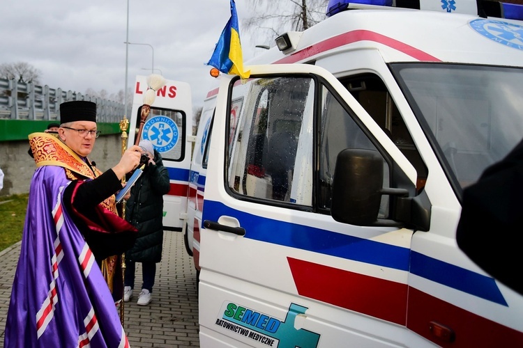 Modlitwa o pokój w cerkwi greckokatolickiej w Ostródzie