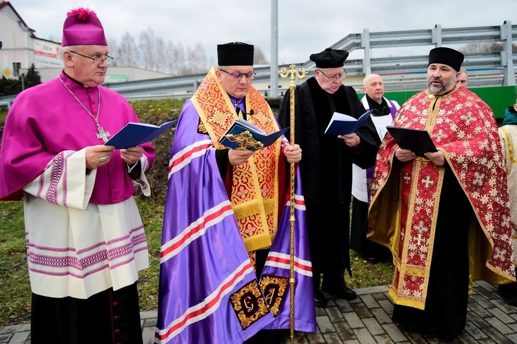 Modlitwa o pokój w cerkwi greckokatolickiej w Ostródzie