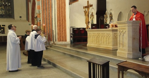 Msza w Koszalinie w rocznicę wybuchu wojny w Ukrainie