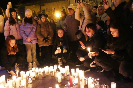 Polacy i Ukraińcy modlili się razem na Rynku w Bielsku-Białej