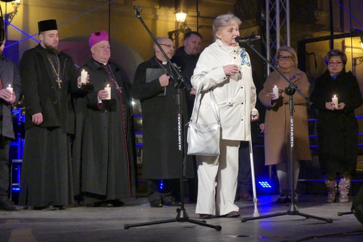 Polacy i Ukraińcy modlili się razem na Rynku w Bielsku-Białej