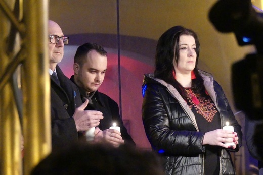 Polacy i Ukraińcy modlili się razem na Rynku w Bielsku-Białej