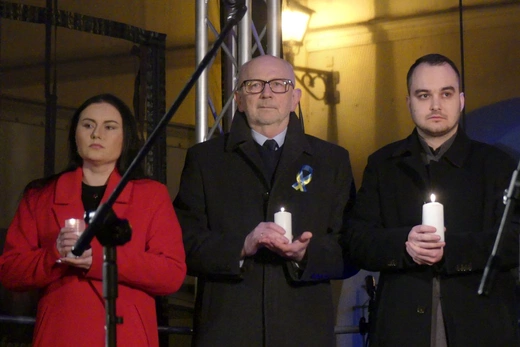 Polacy i Ukraińcy modlili się razem na Rynku w Bielsku-Białej