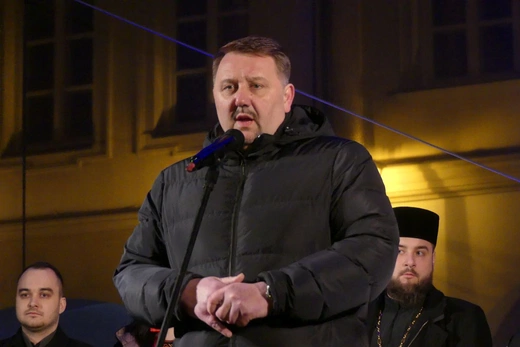 Polacy i Ukraińcy modlili się razem na Rynku w Bielsku-Białej