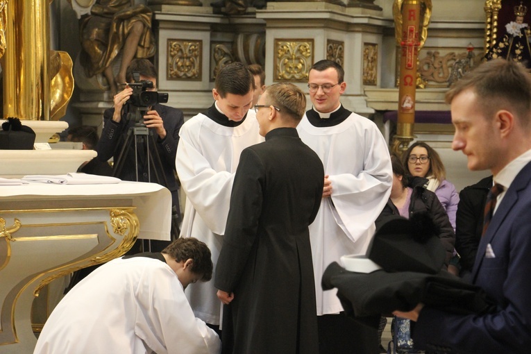 Obłóczyny w seminarium 