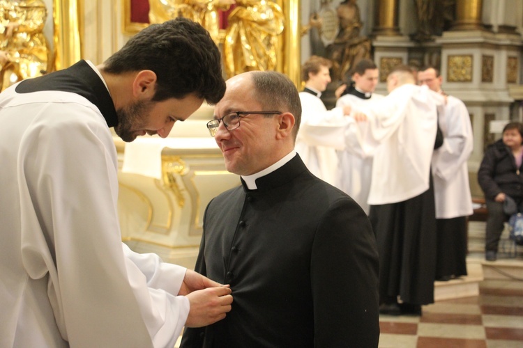 Obłóczyny w seminarium 