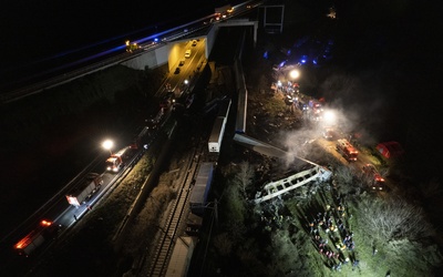 Katastrofa kolejowa w Grecji