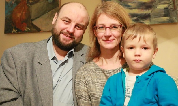 Edyta i Tomasz Pać a najmłodszym synem. To m.in. z ich inicjatywy powstało lubelskie koło Związku Dużych Rodzin.