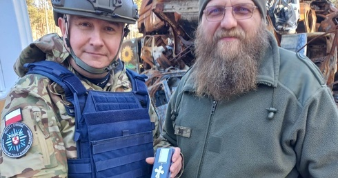 Podziękowanie za pomoc walczącej Ukrainie