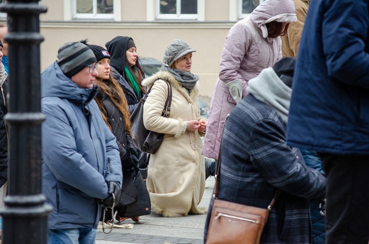 Marcowa procesja różańcowa z Wojownikami Maryi