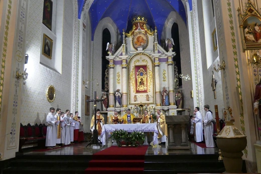 Ze św. Kazimierzem w Rajczy - przy wyremontowanych organach 