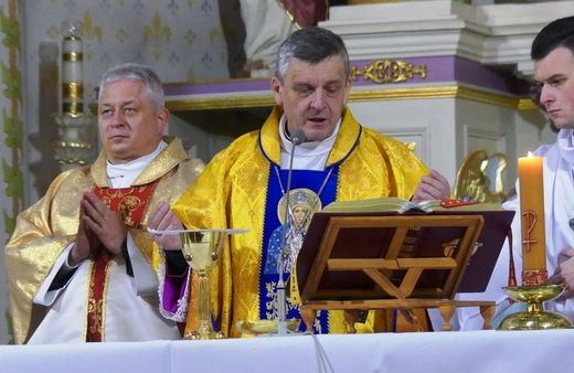 Ze św. Kazimierzem w Rajczy - przy wyremontowanych organach 